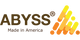Logo ABYSS ve tvaru trojúhelníku