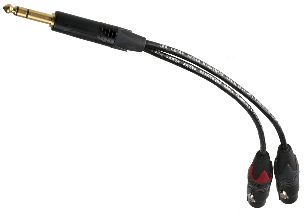 HLUBINY vysoce výkonné sluchátkový adaptér kabely JPS Labs